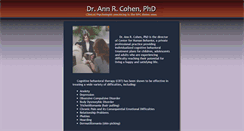 Desktop Screenshot of centerforhumanbehavior.com
